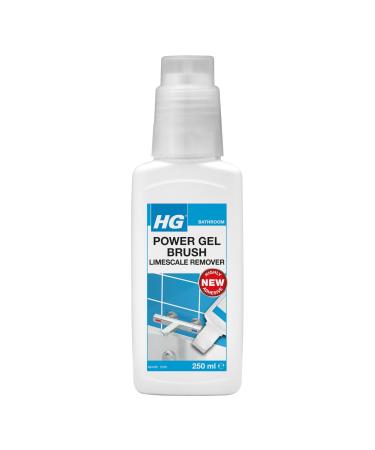 HG Power Gel Brush Limescale Remover Limescale Residues Remover Bathroom Cleaner 250 ml