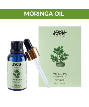 Nykaa Naturals Cold Pressed Oil - 100% Pure Moringa Face Oil for Dry Dull Skin Minimizes Pores - All Skin Types - 1 oz - Buy Online on SooperMarket.com