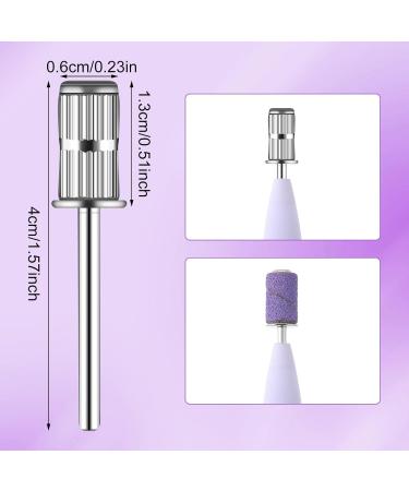 10 Pieces Nail Drill Heads Replacement Mandrel Nail Drill Bit Sanding Bands Shaft 3/32 inch Sanding Bits for Nail Drill Professional Nail Drill Bits for Electric File Nail Sanders Manicure Pedicures Size2 - Buy Online on SooperMarket.com