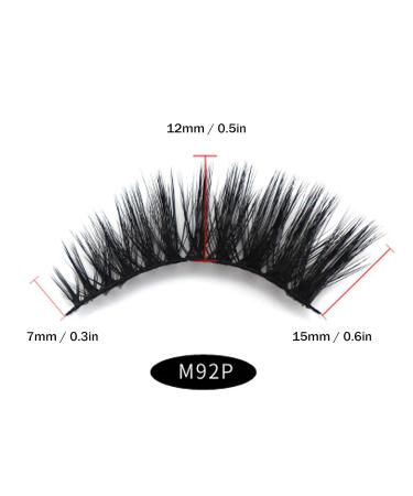 7 Pairs Reusable Thick Curly False Eyelashes Set - Enhance Your Look | International Shipping Available - Buy Online on SooperMarket.com