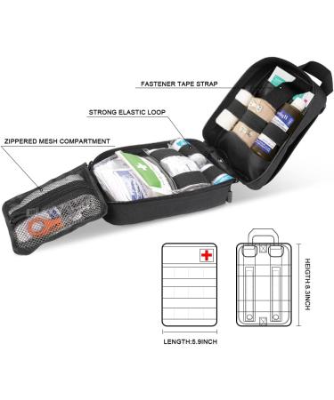 Flintronic First Aid Tactical Hip Pocket - Military Compact Belt Bag for Camping Hiking Cycling & Travel - Multi-functional Belly Pocket with Carabiner - Black #1 - Buy Online on SooperMarket.com