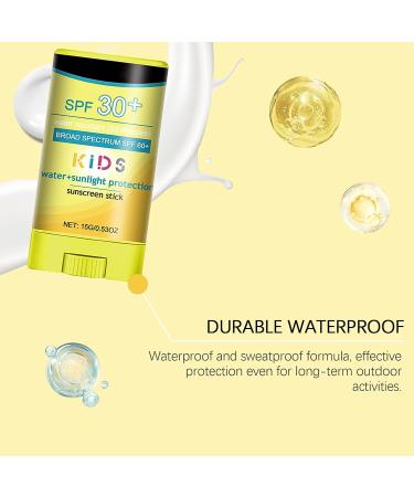 Sun Cream SPF 30+ Natural Sunscreen Stick with Broad Spectrum SPF 30+ Sunblock Stick for Face Body Waterproof Suncream Factor 30 Sun Stick SPF 30+ UVA/UVB Protection Residue-Free - Buy Online on SooperMarket.com
