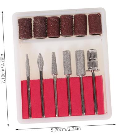Angoily 2 Sets Nail Polisher Earphone Stainless Steel. Silicone. Quartz. Ceramics Manicure - Buy Online on SooperMarket.com