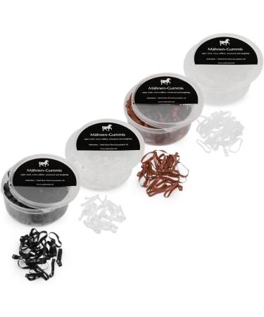 Animalon Mane Gum for Horses | Tear-Resistant Silicone Mane Accessories | 300 Pieces | Ideal for Horse Hairstyles and Grooming - Buy Online on SooperMarket.com