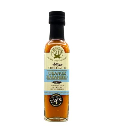 Weymouth 51 Orange Habanero Hot Sauce 220ml | Taste of Caribbean | Amazing Tropical Flavors | Lovely Fruity and Vibrant