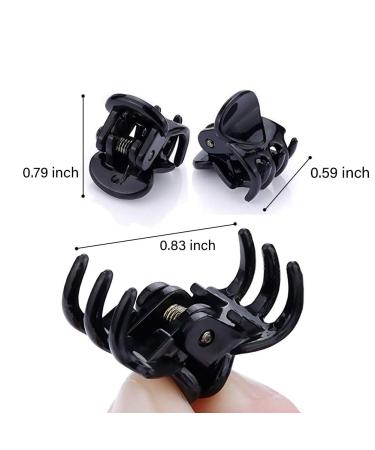 SKYPIA 30 Pcs Mini Hair Styling Clips - Black Plastic Claw Grips for Girls and Women - Buy Online on SooperMarket.com