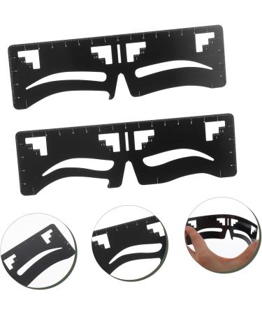NOLITOY 6 Pcs Eyebrow Ruler Makeup Tools Eyebrow Shaping Template Makeup Assist Device Make up Card - Buy Online on SooperMarket.com