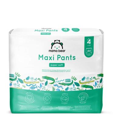 Amazon Brand: Mama Bear Maxi Diapers Size 4 (8-15kg) White 88 Count (2 Packs of 44) Size 4 (88 Count)
