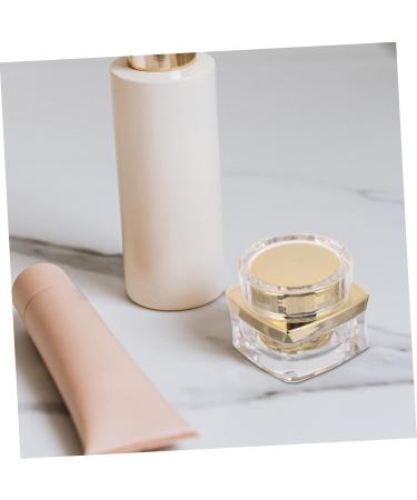 Mikinona 1pc Cream Empty Cosmetic Jars Sample Holder Face Cream Pot Jars Face Cream Containers Cream Empty Jars Reusable Bottle Creami Lotion Practical Cream Bottle Acrylic 4.6x4cm Golden - Buy Online on SooperMarket.com
