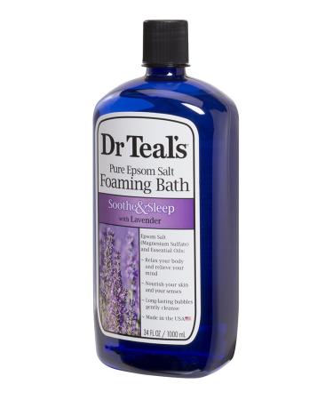 Dr Teal's Mothers Day Gift Set - 2 Pack (42oz) - Lavender Foaming Bath & Nighttime Therapy Lotion for Better Sleep - Buy Online on SooperMarket.com
