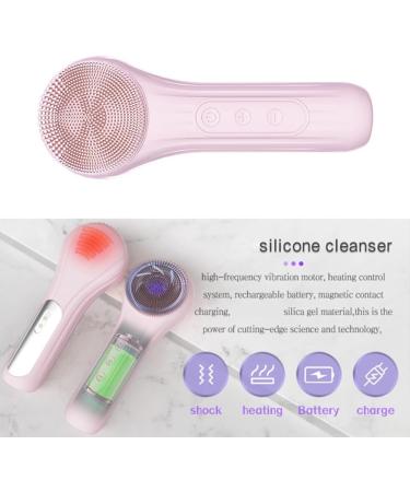 GYSURYB Electric Brush Heated Waterproof Pore Cleaner Silicone Belt Magnet Charger Cleansing Device Pink Easy Install Easy to Use - Buy Online on SooperMarket.com