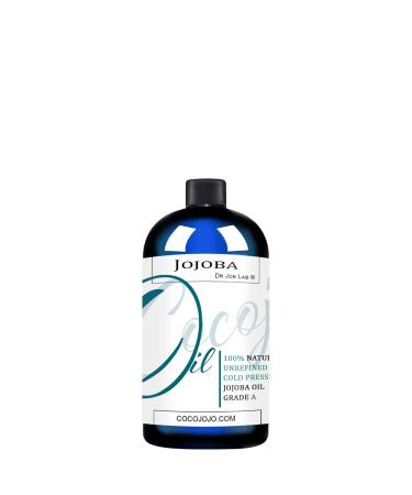 Pure Cold Pressed Jojoba Oil 4 OZ - Natural Unrefined Moisturizer for Skin Massage & Soap Making | 100% Pure Golden Jojoba Oil - Buy Online on SooperMarket.com