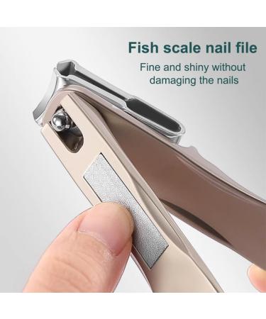 360 Rotating Nail Clippers for Seniors Long Handle Stainless Steel Nail Clippers Heavy Duty Toenail Finger Clippers for Thick Nails (Silver) - Buy Online on SooperMarket.com