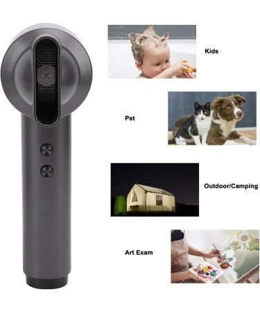 Cordless Hair Dryer Portable Lightweight Fast Drying Hairdryer Blowdryer Constant Temperature 5000mAh Batterry 6 Speed Adjustment Hairdryer for Home Camping (US Plug) US Plug Coffee - Buy Online on SooperMarket.com