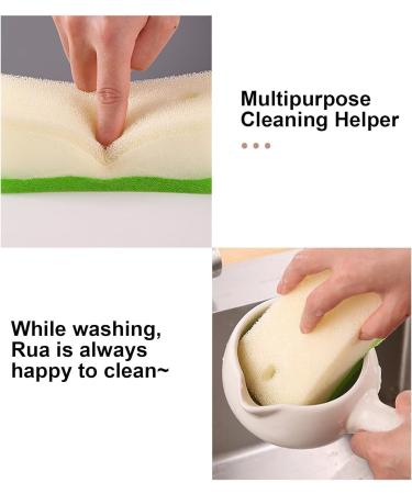 Dish Sponges for Kitchen | Dishwashing Non-Scratch Cleaning Sponge - Strong Water Absorption Sponge for Various Tableware Bathroom Kitchen Utensils Puchen - Buy Online on SooperMarket.com