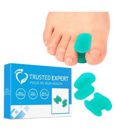 Gel Toe Stretcher & Toe Separator Toe Separator Spacers Soft Flexible Skin Friendly Bunion Corrector for Preventing Rubbing & Relieve Pressure