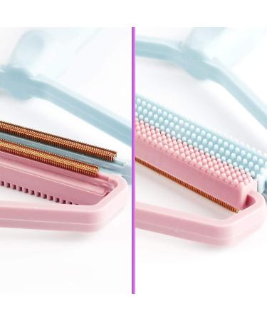 Portable Fabric Shaver & Pet Hair Remover - Manual Lint Remover for Carpet, Clothes, Furniture - Blue 1pcs - Buy Online on SooperMarket.com