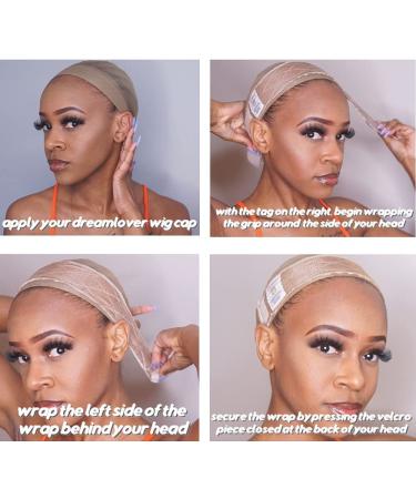 Dreamlover Wig Grip Bands - Tan, 2 Pack for Securing Wigs in Place - Buy Online on SooperMarket.com