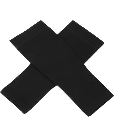 Black Calf Compression Cuffs for Men & Women | S to XXL | Soft Elastic Leg Socks for Running Baseball Hiking & Travel - Buy Online on SooperMarket.com