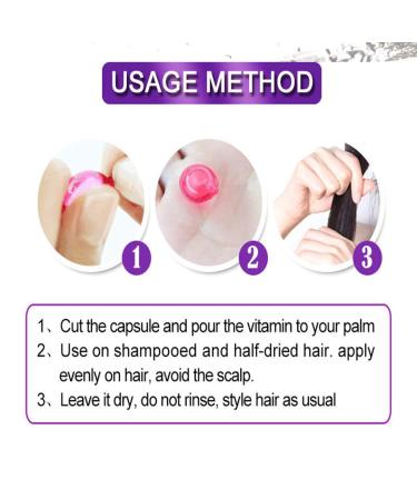 Hair Vitamin Serum Capsule - 30 Capsules (Red) | Vitamin Enriched Hair Growth Oil for Deep Condition and Repair of Dry or Damaged Hair - Buy Online on SooperMarket.com
