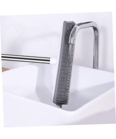 Household Carpet Rake & Floor Scrub Brush - Long Handle Cleaning Brush for Carpet Bathroom and Tile - 120x31cm - Buy Online on SooperMarket.com