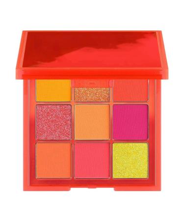 Jojomis 9 Colors Eyeshadow Palette Soft Professional Highly Pigmented Blendable Bright Compact Matte Shimmer Metallic Eye Makeup for Women Ladies Cosmetics