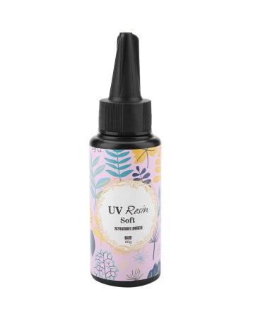 Safe and eco-Friendly UV Resin Coloring UV Resin o More Waiting Art Crafts Nail Art Garment Accessories Crafts Soft Glue 60g
