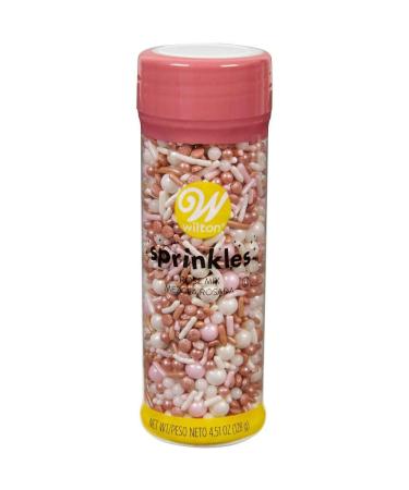 WILTON SPRINKLES 4.51oz - Rose pink pearl mix