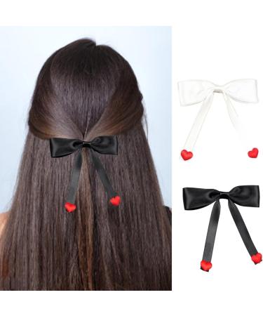 Limtula Sweet Ballet Bowknot Hairpins Duckbills Hair Clip Barrettes French Side Pin for Lady Elegant Hair Styling Accessories Black - Buy Online on SooperMarket.com