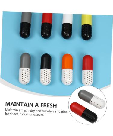 Lurrose 2pcs Shoes Capsules - Natural Odor Eliminator Balls for Men - Dorm & Closet Dehumidifier Tool - Buy Online on SooperMarket.com