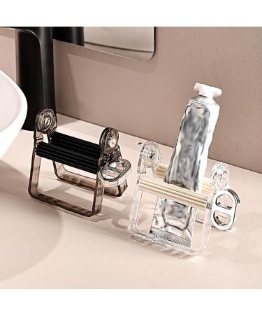 2024 Toothpaste Squeezer Roller Toothpaste Tube Squeezer Dispenser Toothpaste Holder Toothpaste Dispenser Squeezer with Swivel Handle Toothpaste Tube Squeezer (White) - Buy Online on SooperMarket.com