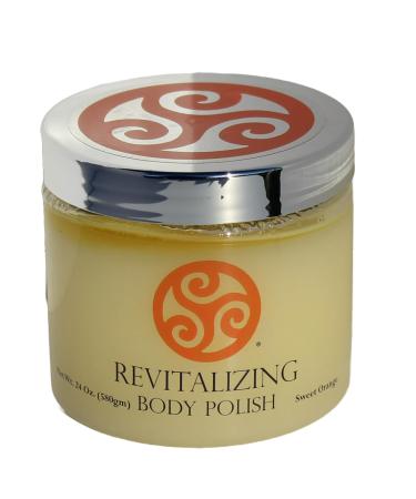Trillium Organics Body Polish Sweet Orange Salt Scrub 24 Ounce