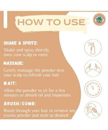 Volumizing Dry Shampoo Powder | Non-Aerosol Organic Hair Powder | Talc & Benzene Free | All Hair Types | Made in USA | Jumbo 2.7 oz (Light - Buy Online on SooperMarket.com