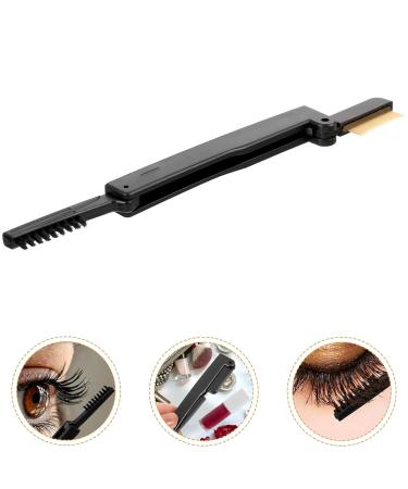NOLITOY Folding Eyelash Comb & Brow Brush - Dual Sided Lash Separator for Women | Perfect Lash Mascara Applicator - International Shipping Available - Buy Online on SooperMarket.com