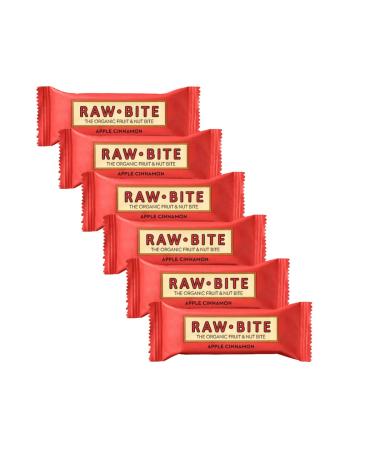 Raw Bite - Apple Cinnamon Bar - Fruit-nut bar with apple and cinnamon size: 6 x 50 g Apple and cinnamon 6 x 50 g