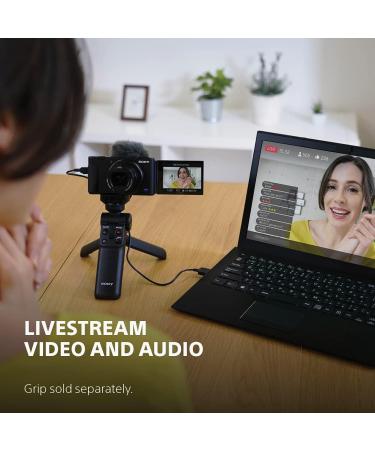Sony ZV-1 Compact Camera for Content Creators - Vlogging & YouTube | 4K HDR Video, Live Streaming, Webcam, White - Buy Online on SooperMarket.com