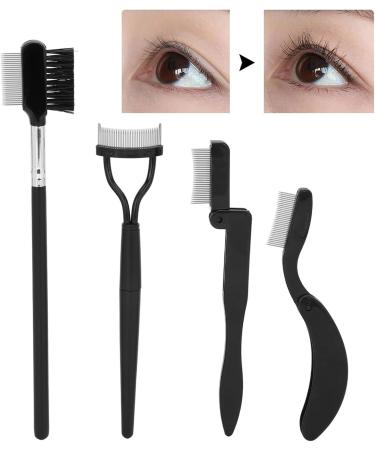 Verdant Touch Eyebrow Comb Folding Eyebrow Comb Eyelash Separator Brush 4 Pieces Portable Makeup Tool for Girls Women - Buy Online on SooperMarket.com