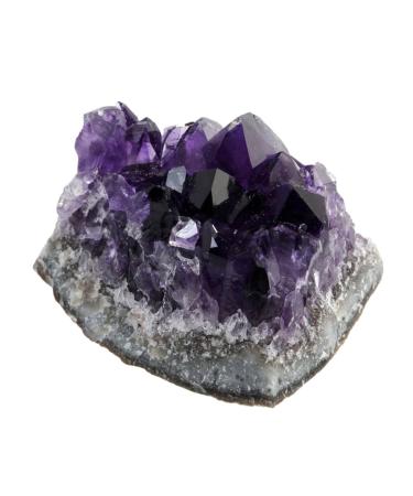 Cabilock 4pcs Amethyst Cluster Rock Purple Rough Gemstones Natural Crystal Decoration Amethyst Cave Agate - Buy Online on SooperMarket.com