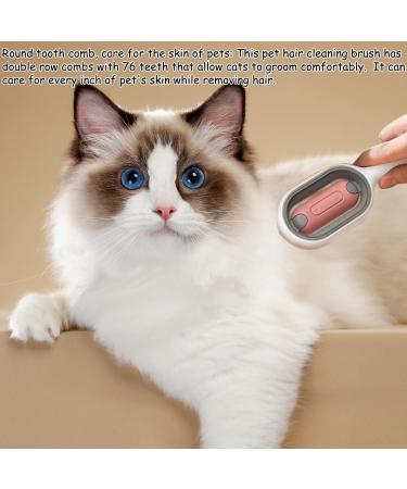 Universal Cat Brush for Long & Short Haired Cats - Cats Ridge Water Brush & Hair Remover | Rosa - Buy Online on SooperMarket.com