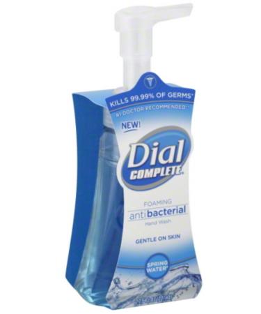 Dial 05400 7.5 Oz Spring Water Anti-Bacterial Foaming Hand Soap