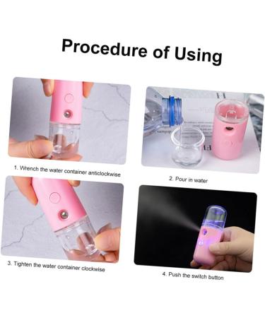Baluue 6 Pcs Facial Mister Atomizer Plastic Face Humidifier Nano Mist Sprayer Black Humidifier - Buy Online on SooperMarket.com