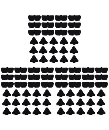 FRCOLOR 600 Pcs Disposable Blackhead Clear Mask Nasal Membrane Paper Pore Minimizing Strips Blackheads Removal Masks Nose Cleansing Masks Pore Nose Strips Tearable Plant Fibres Charcoal Blackx3pcs 9.8x4.5cmx3pcs