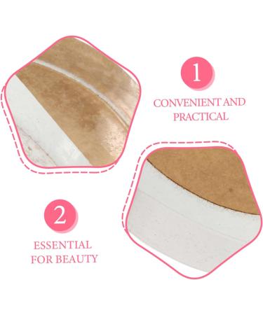 Baluue 3pcs Eye Shadow Plate Makeup Repair Tool Eyeshadow Pressing Tool Tamper Powder Seal Acrylic 2.60X1.30X0.90CMx3pcs Transparentx3pcs - Buy Online on SooperMarket.com