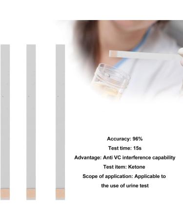 FILFEEL Urine Test Strips Ketone Reagent Strips 15S Accurate Results VC Resistant Portable Urinalysis Test Strips for Keto Dieters - Buy Online on SooperMarket.com