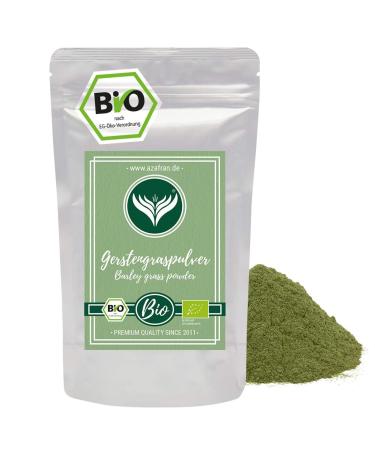 Azafran ORGANIC barley grass powder barley grass powder from natural cultivation in DE or AT 250g 250 g (1 pack)