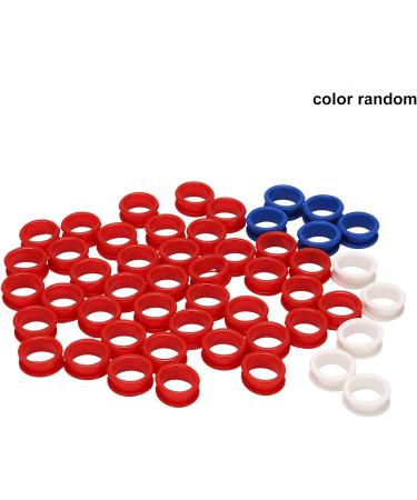jayzee 50 Pieces Silicone Finger Rings for Scissors Adds Hair Cutting Styling Tools Accessories Mixing Colours - Buy Online on SooperMarket.com
