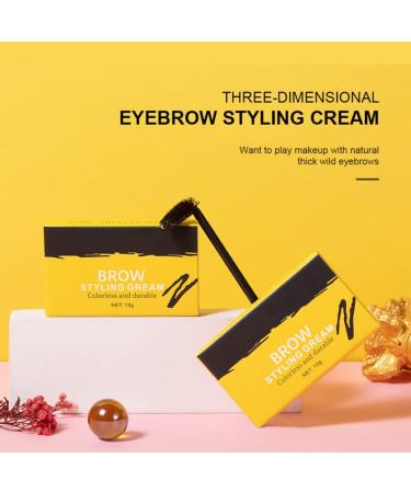 Eyebrow Soap Brow Eyebrow Shaping Soap Eyebrow Shaping Wax Eyebrow Setting Gel Waterproof Eyebrow Cream Makeup Balm for Natural Brows Stylish - Buy Online on SooperMarket.com