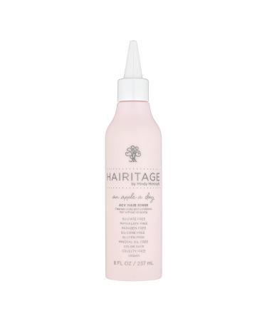 Hairitage An Apple A Day Apple Cider Vinegar Hair Rinse, 8 fl oz (Pack of 2)