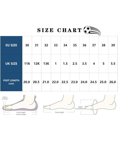 Sainilei Children Soccer Shoes - Boys FG/AG Outdoor Football Shoes & Men's TF Professional Training Shoes 30 EU S2325TF GOLD - Buy Online on SooperMarket.com