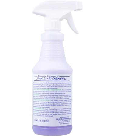Chris Christensen Precious Drop Ready to Use Conditioner Dog Conditioner Groom Like a Professional Reduces Frizz & Matting Eliminates Breakage All Coat Types Made in USA 473ml - Buy Online on SooperMarket.com